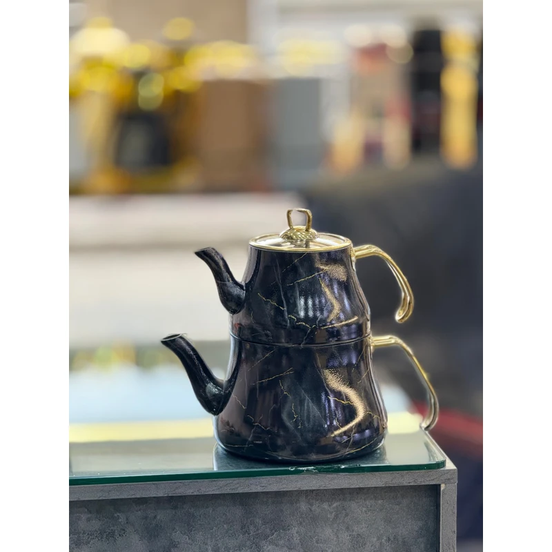 کتری قوری بریونی مدل ماربل